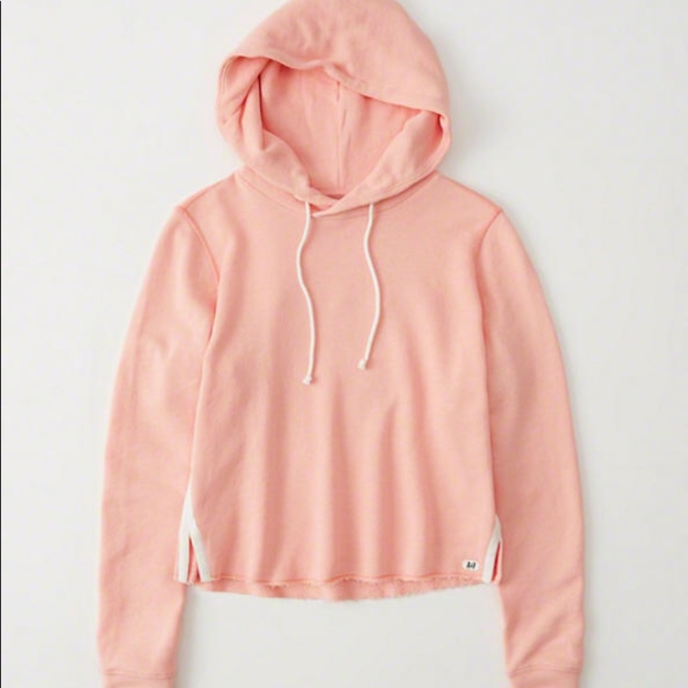 Abercrombie & Fitch crop hooded sweatshirt